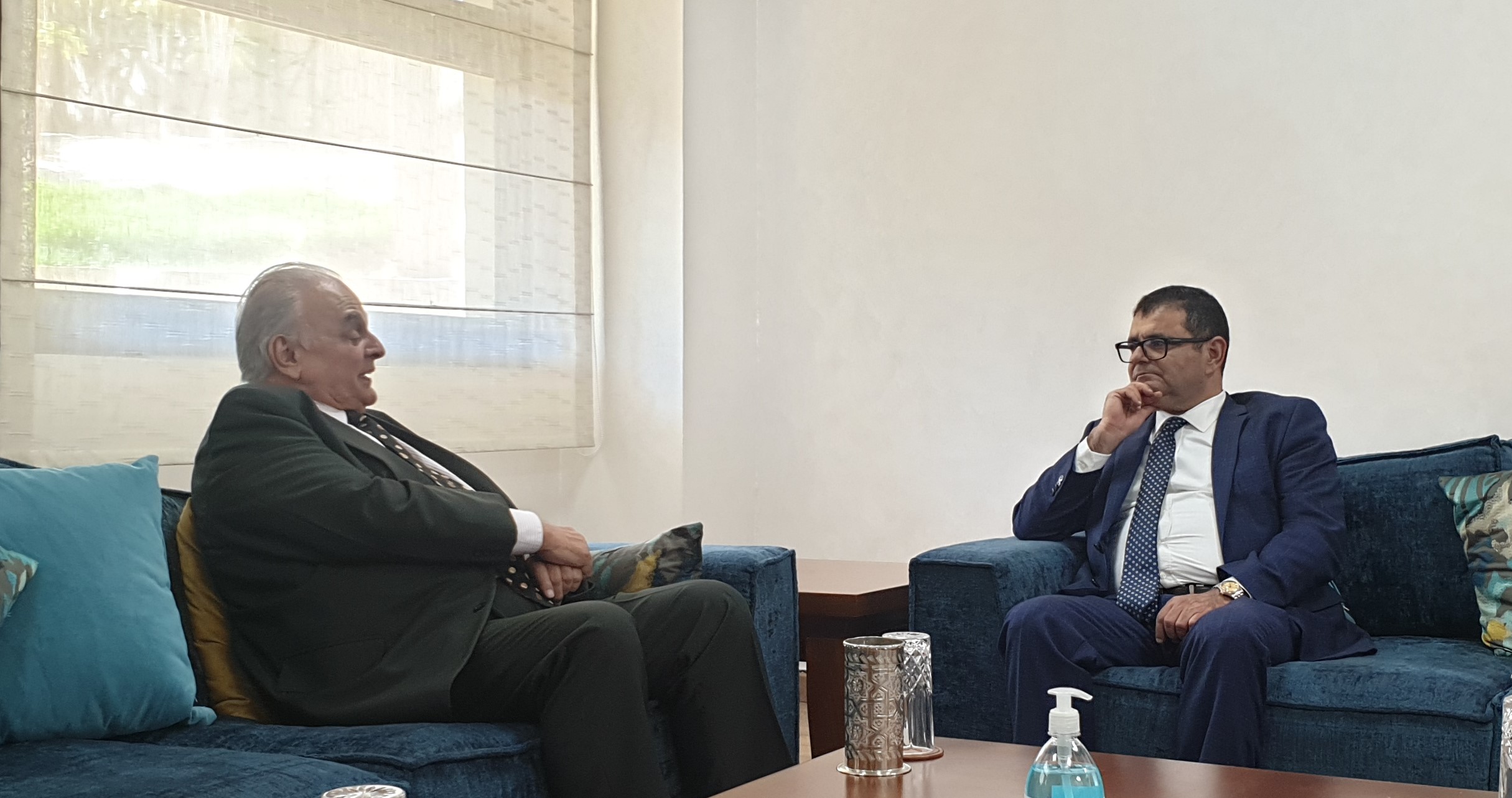 Lee más sobre el artículo Visita de cortesía al Embajador Yazourh Fouat
