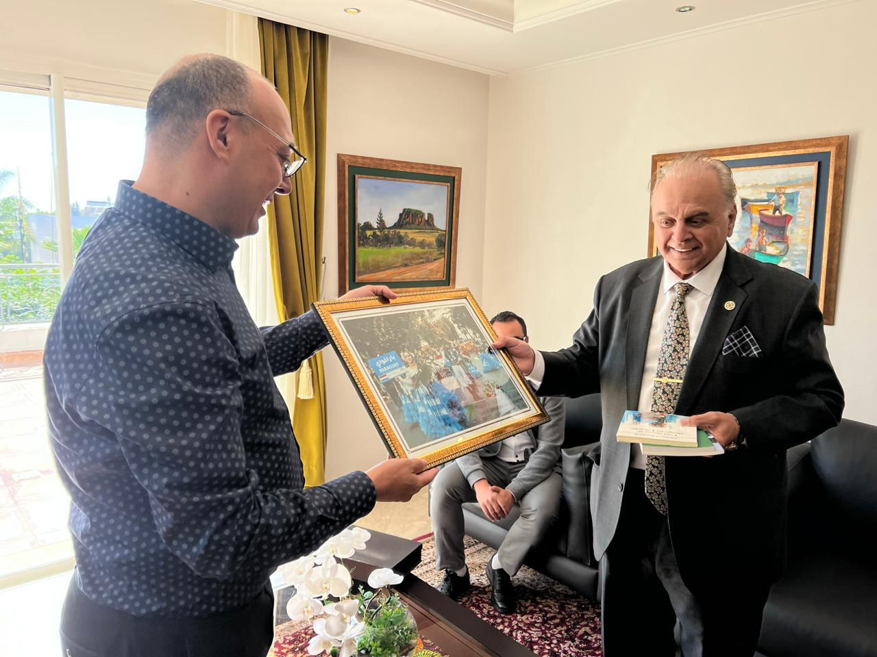 Lee más sobre el artículo Distinguida visita del Señor Abderrahman El Anjeri y comitiva