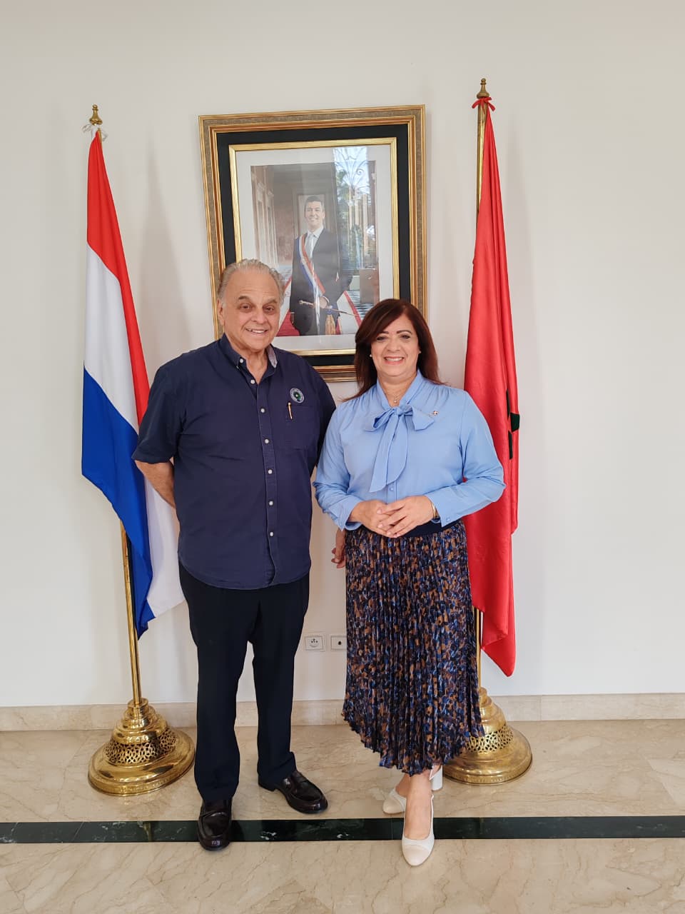 Lee más sobre el artículo Visita de cortesía de Su Excelencia Embajadora de República Dominicana ante el Reino de Marruecos