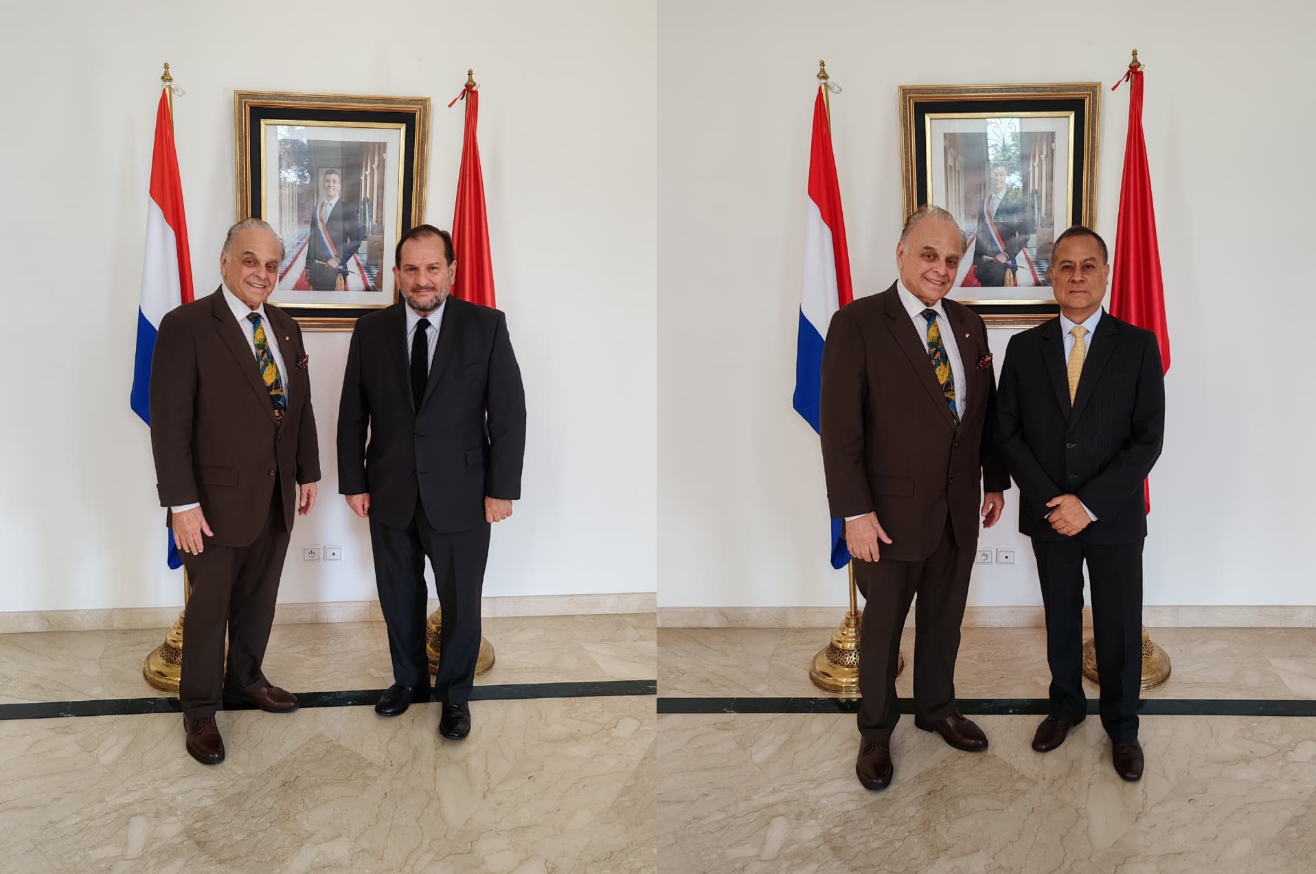 Lee más sobre el artículo Visita de cortesía del Embajador de Ecuador y del Embajador de Perú ante el Reino de Marruecos.