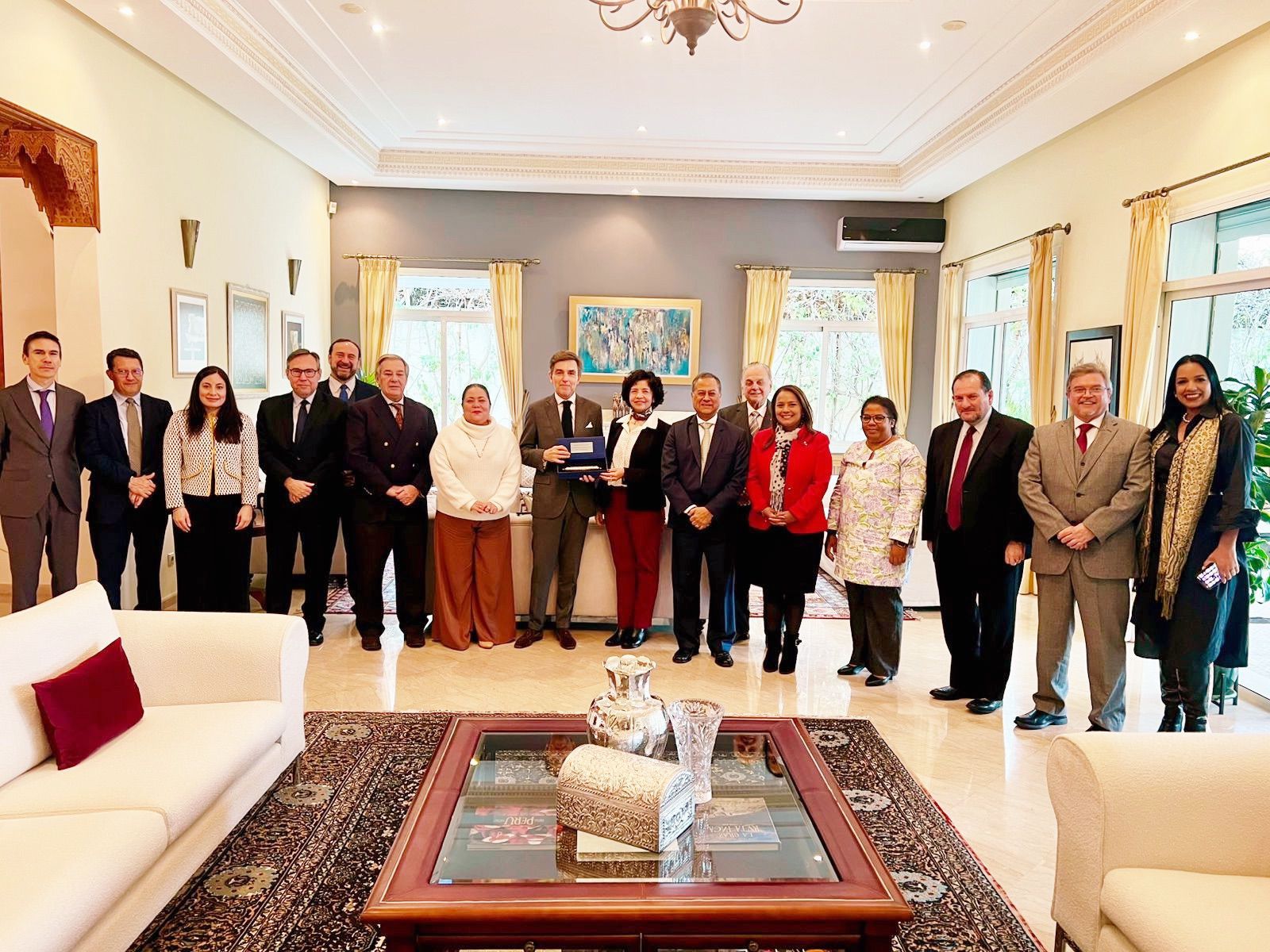 Lee más sobre el artículo Encuentro de Embajadores Iberoamericanos, organizado por la Embajada de Perú en Marruecos