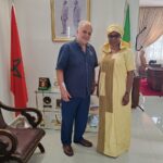 Audiencia del Embajador Víctor Hugo Paniagua con la Embajadora de Senegal referente a los Juegos Olímpicos de la Juventud Dakar 2026